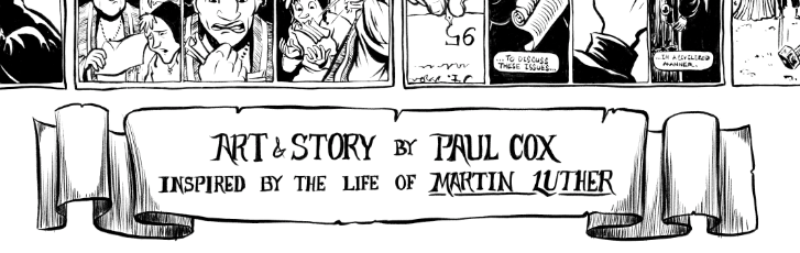 PRINT: Martin Luther Comic