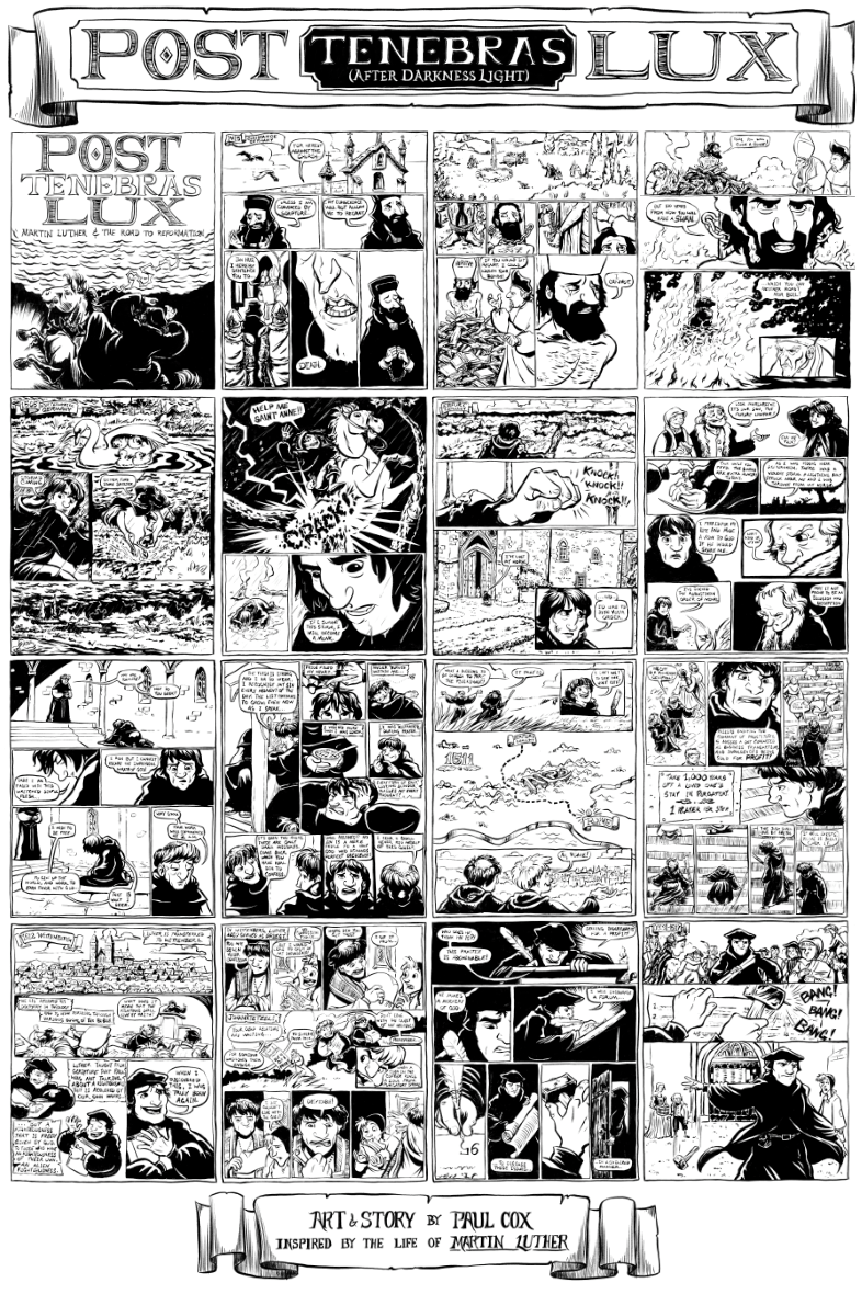 PRINT: Martin Luther Comic