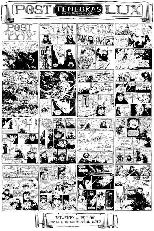 PRINT: Martin Luther Comic