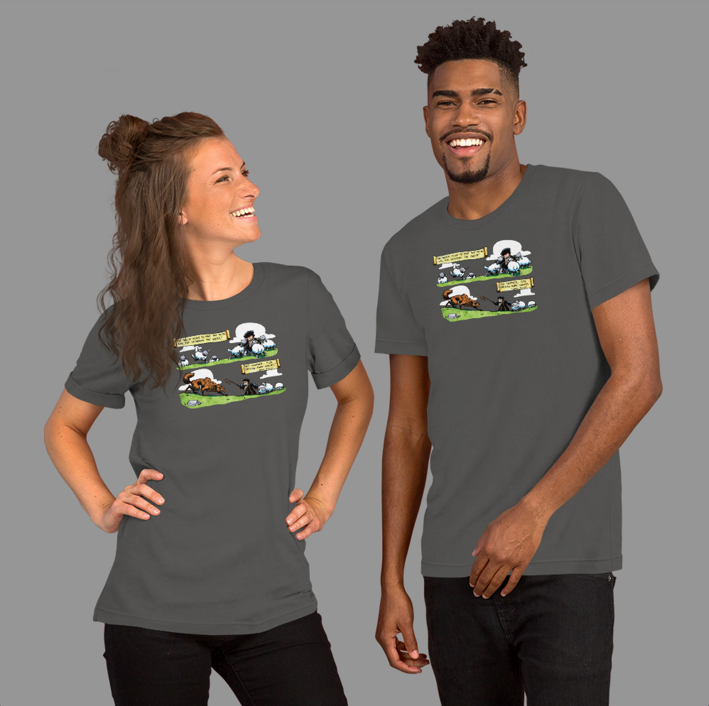 T-Shirt: John Calvin Two Voices