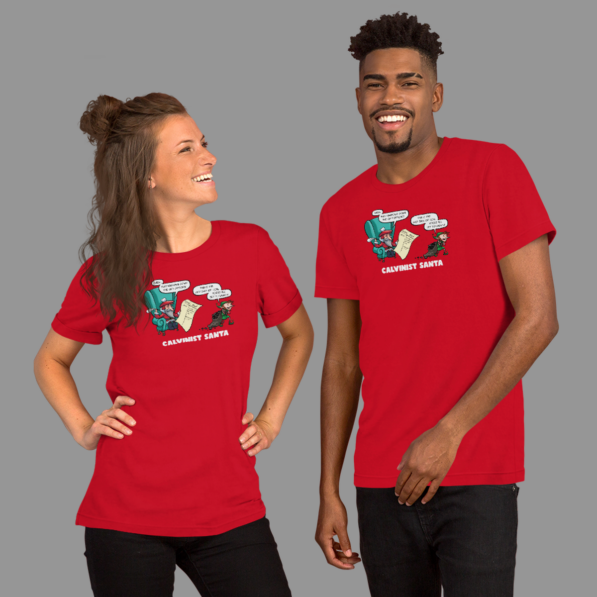 T-Shirt: Calvinist Santa