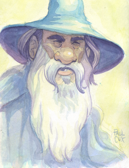 ORIGINAL ART: Gandalf the Wizard