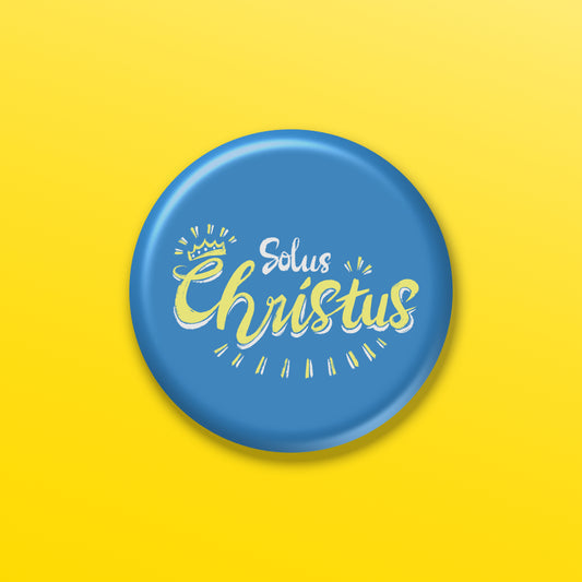 BUTTON or MAGNET:  Solus Christus