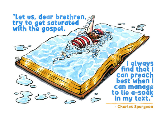 PRINT: Spurgeon - Swimming