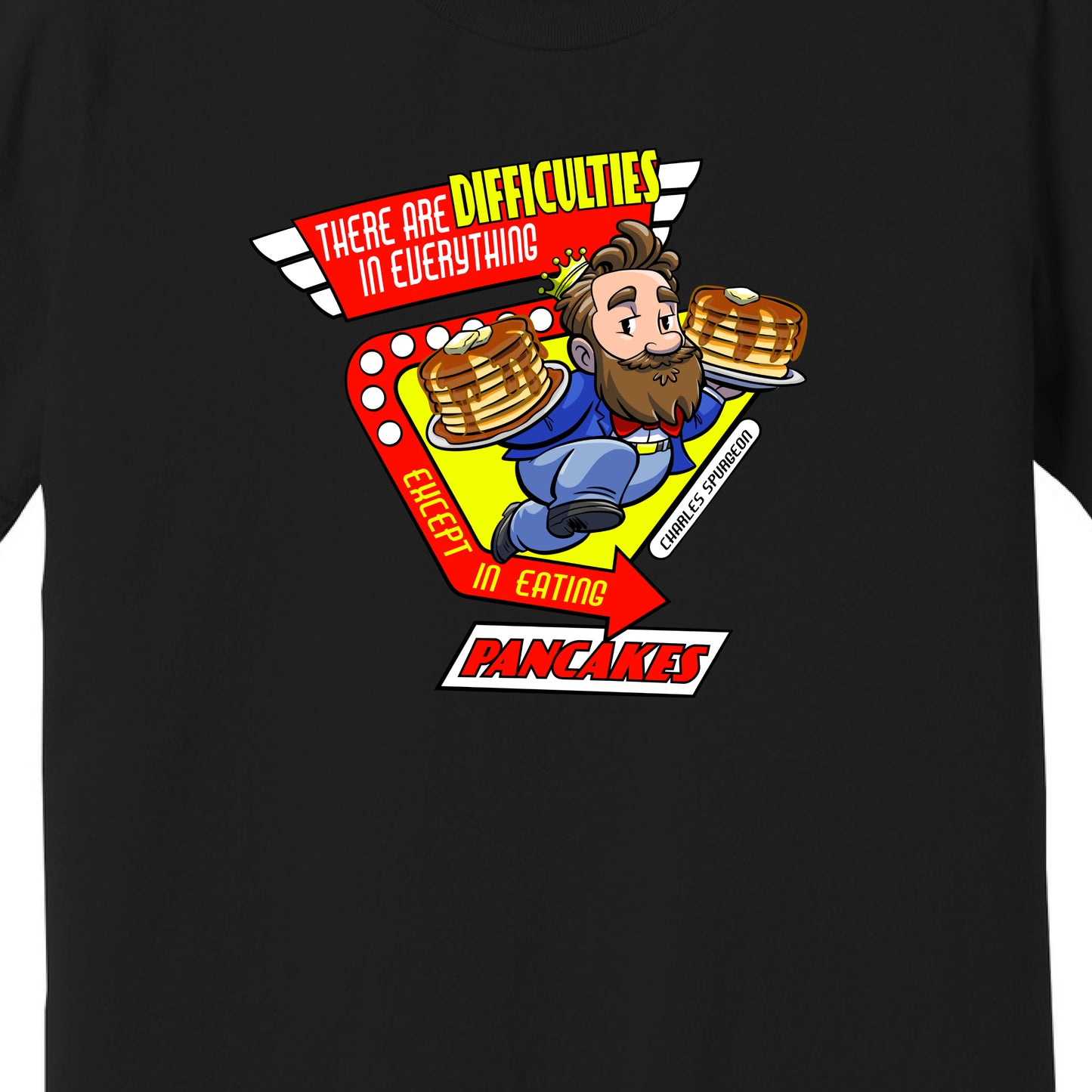 T-Shirt: Spurgeon Retro Pancakes