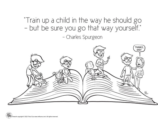 Train Up A Child Coloring Page
