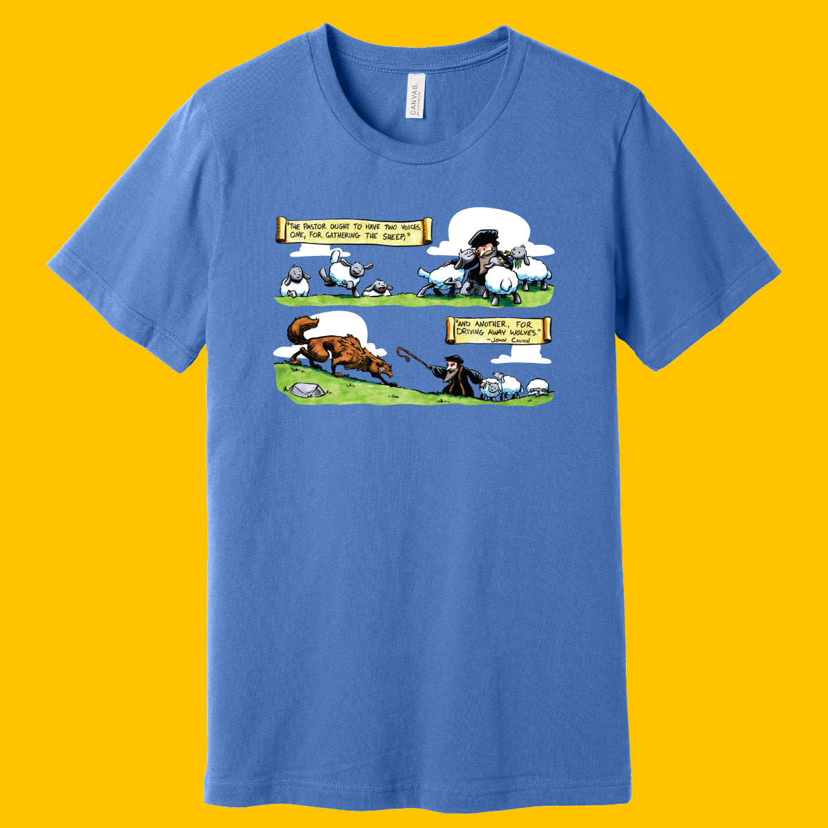 T-Shirt: John Calvin Two Voices