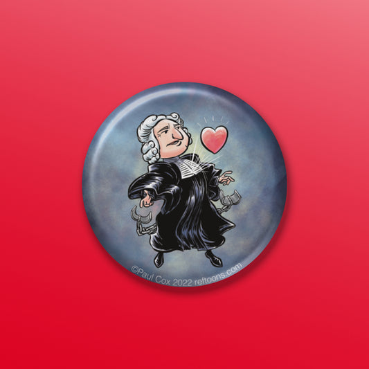 BUTTON or MAGNET: Charles Wesley