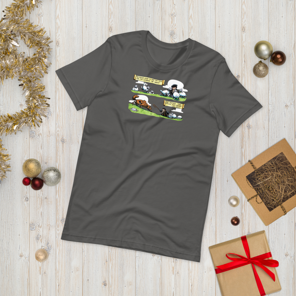 T-Shirt: John Calvin Two Voices
