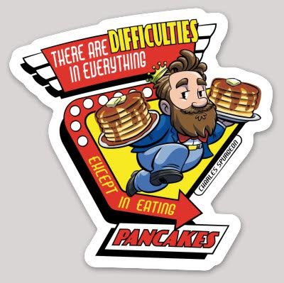 STICKER: Charles Spurgeon Pancake