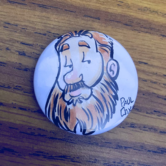 BUTTON or MAGNET: Custom Illustrated 1.5 in. Pin Back