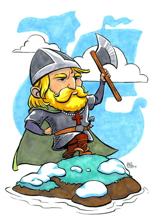 ORIGINAL ART: Leif Erikson