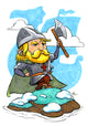 ORIGINAL ART: Leif Erikson