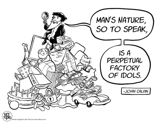 Calvin Factory of Idols Coloring Page PDF