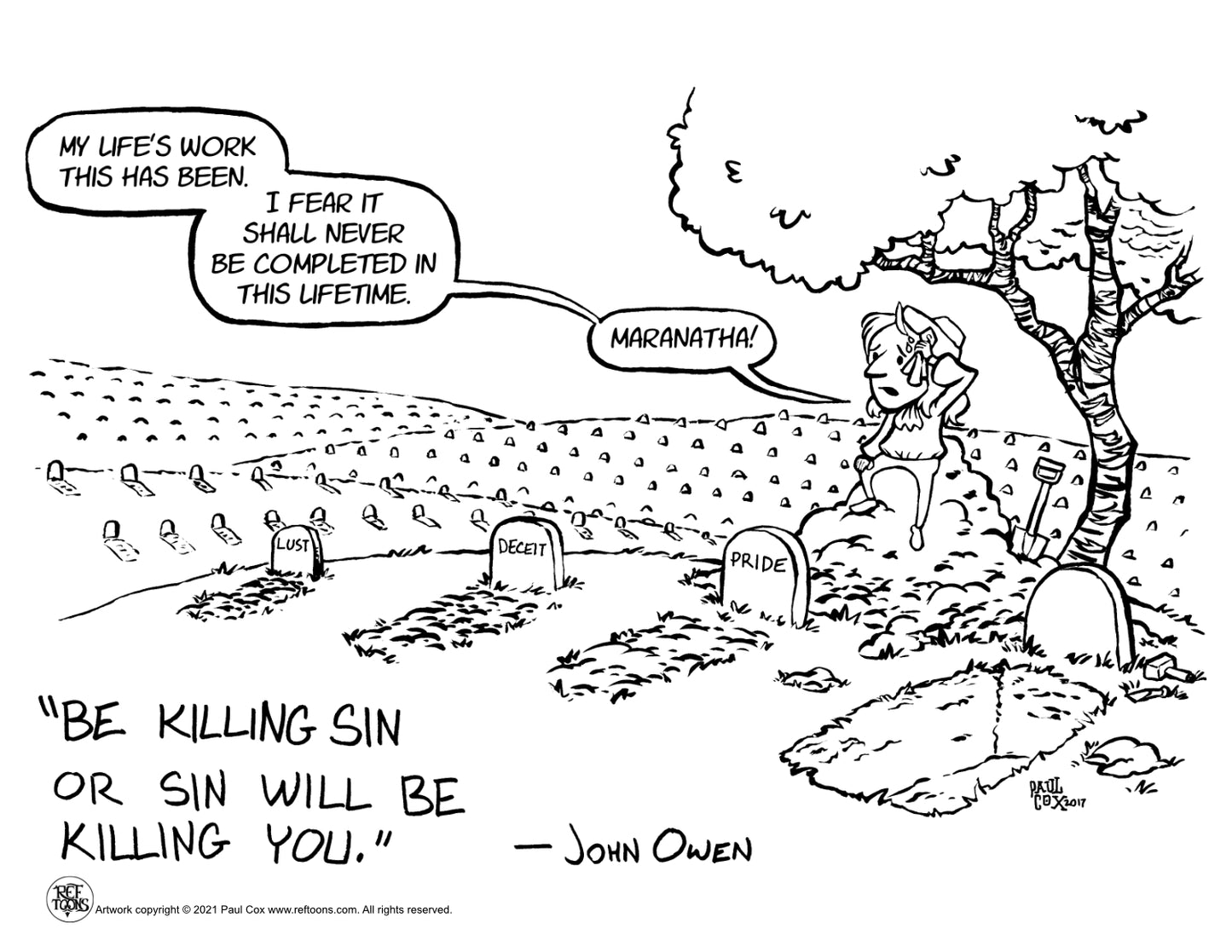 John Owen Maranatha Coloring Page PDF