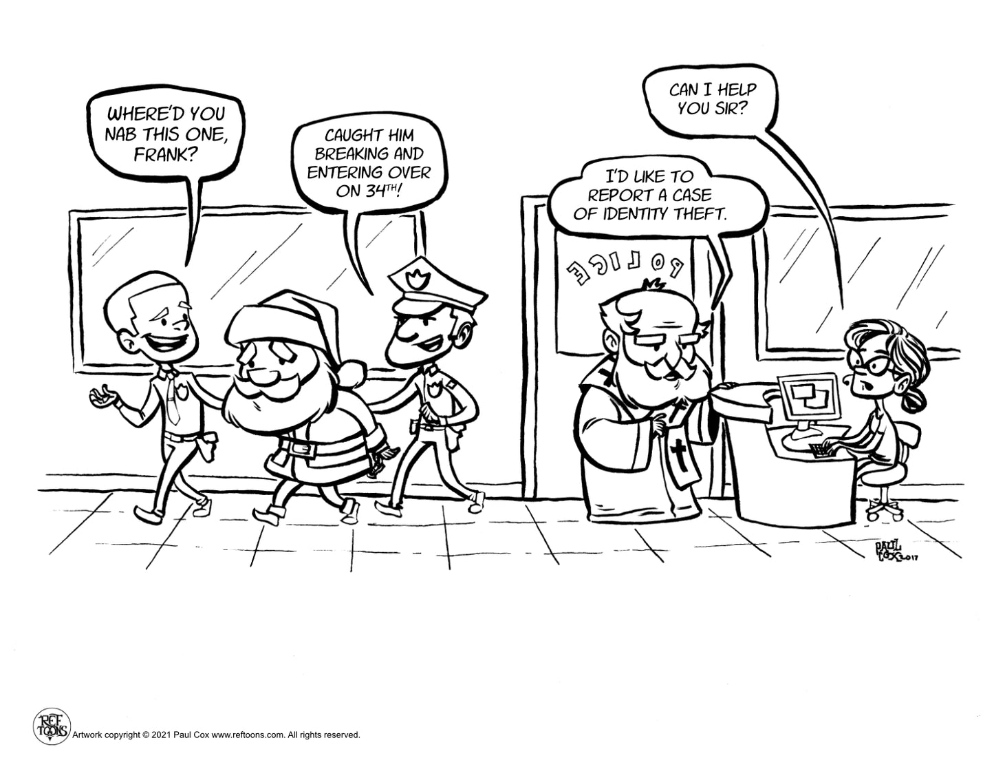 Mistaken Identity Coloring Page PDF