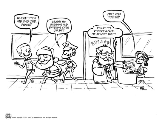 Mistaken Identity Coloring Page PDF