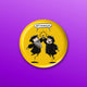 BUTTON or MAGNET: Reformation High Five (Yellow)