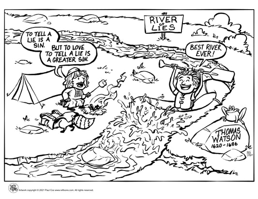 Thomas Watson: River of Lies Coloring Page PDF
