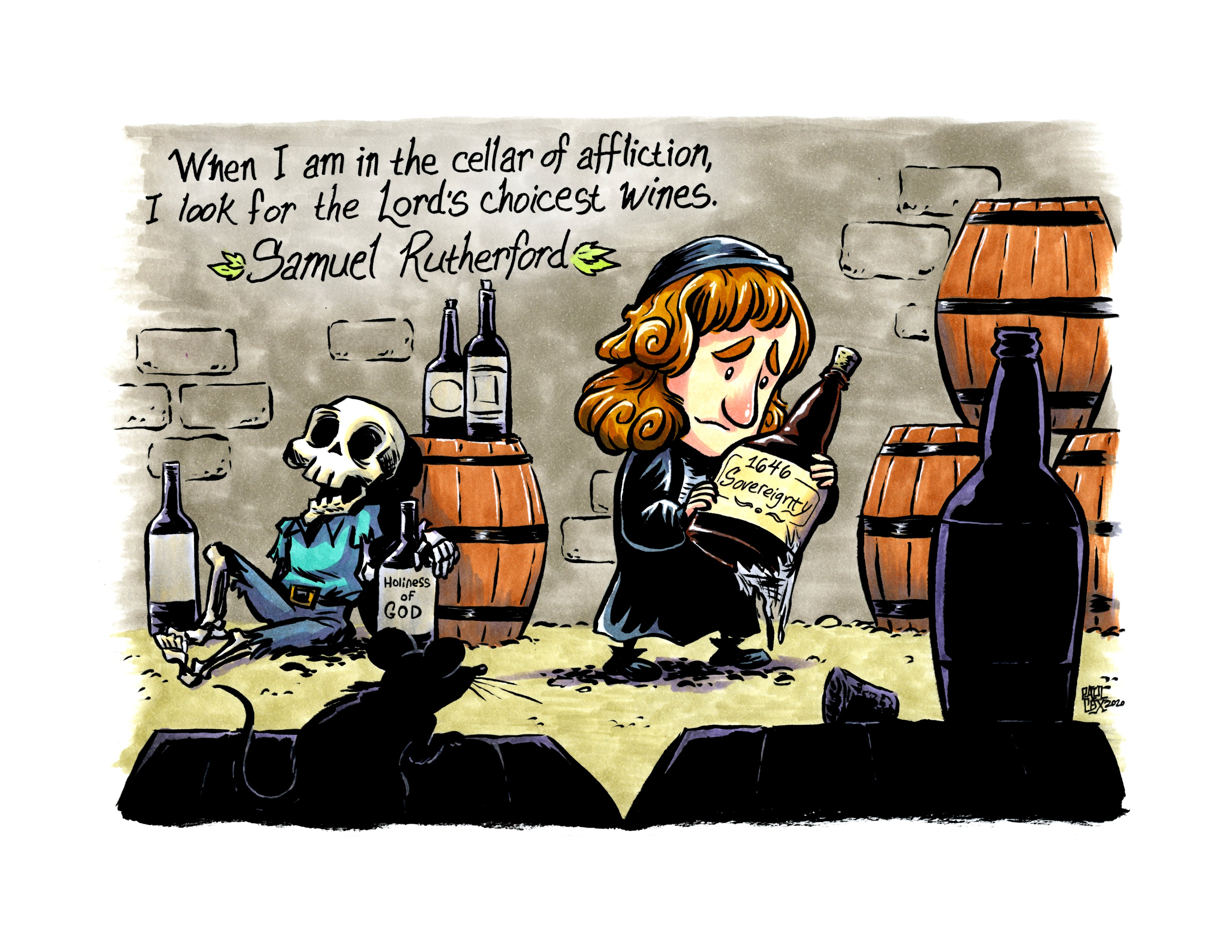 PRINT: Samuel Rutherford - Cellar of Affliction – RefToons