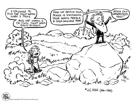 JC Ryle: Jesus Can Understand You Coloring Page PDF