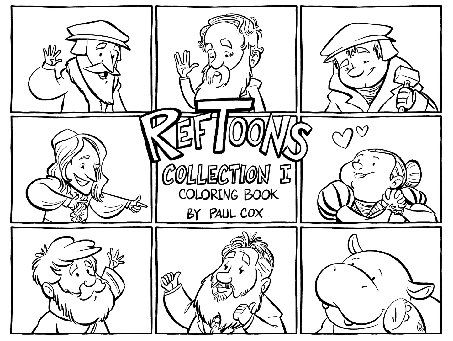 PDF Download - RefToons Collection I Coloring Pages