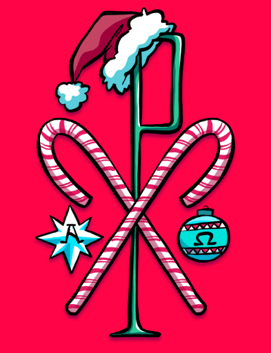 FREE Christmas Chi Rho iPhone Wallpaper