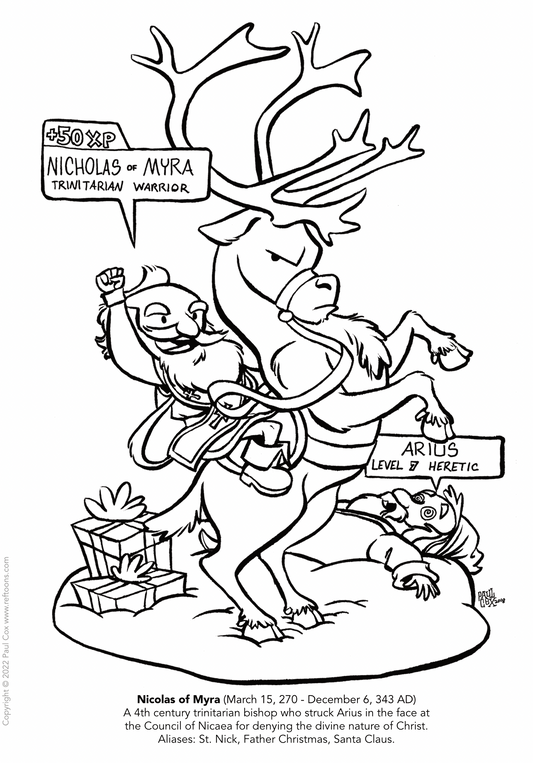St Nicholas Coloring Page PDF