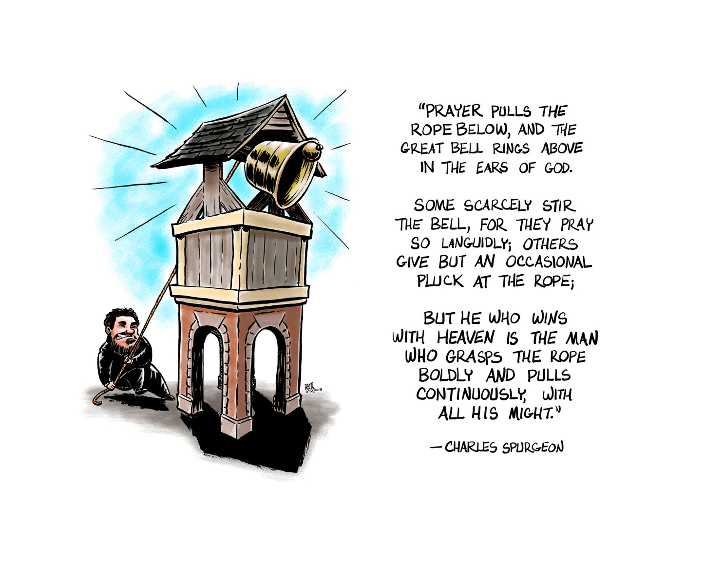 PRINT: Charles Spurgeon Prayer Bell