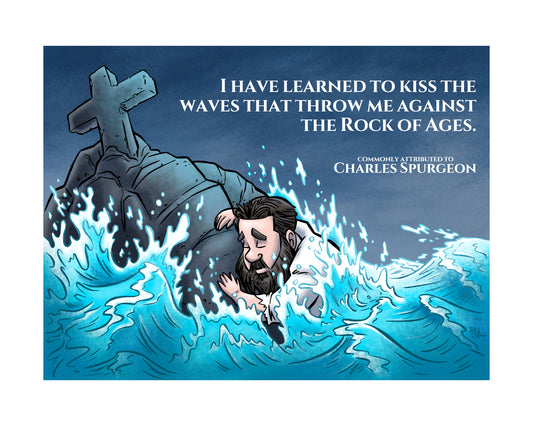 PRINT: Charles Spurgeon Waves