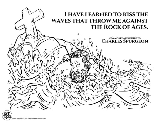 Spurgeon Waves Coloring Page PDF