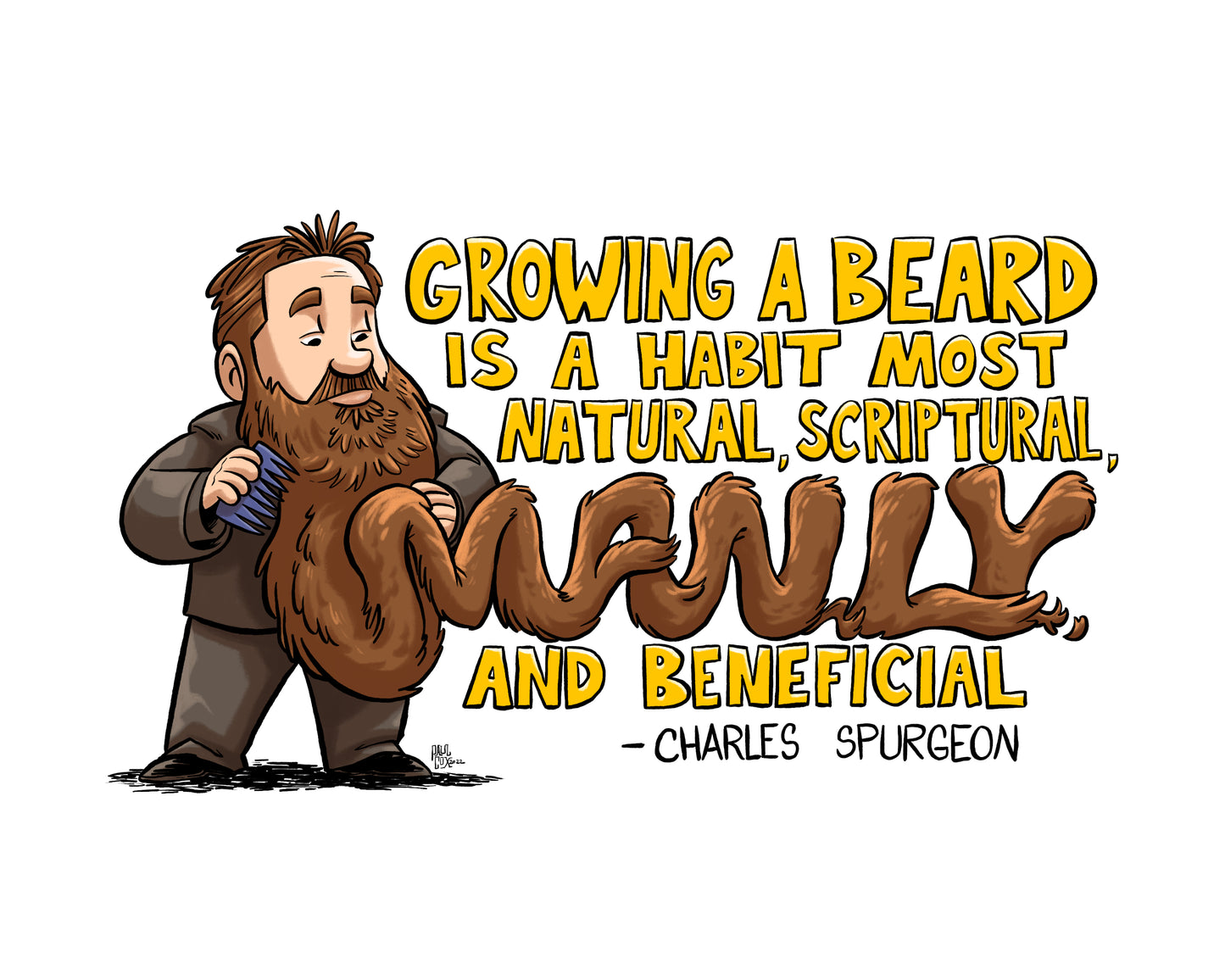 PRINT: Charles Spurgeon Manly Beard