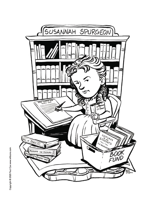 Susannah Spurgeon Book Fund Coloring Page PDF